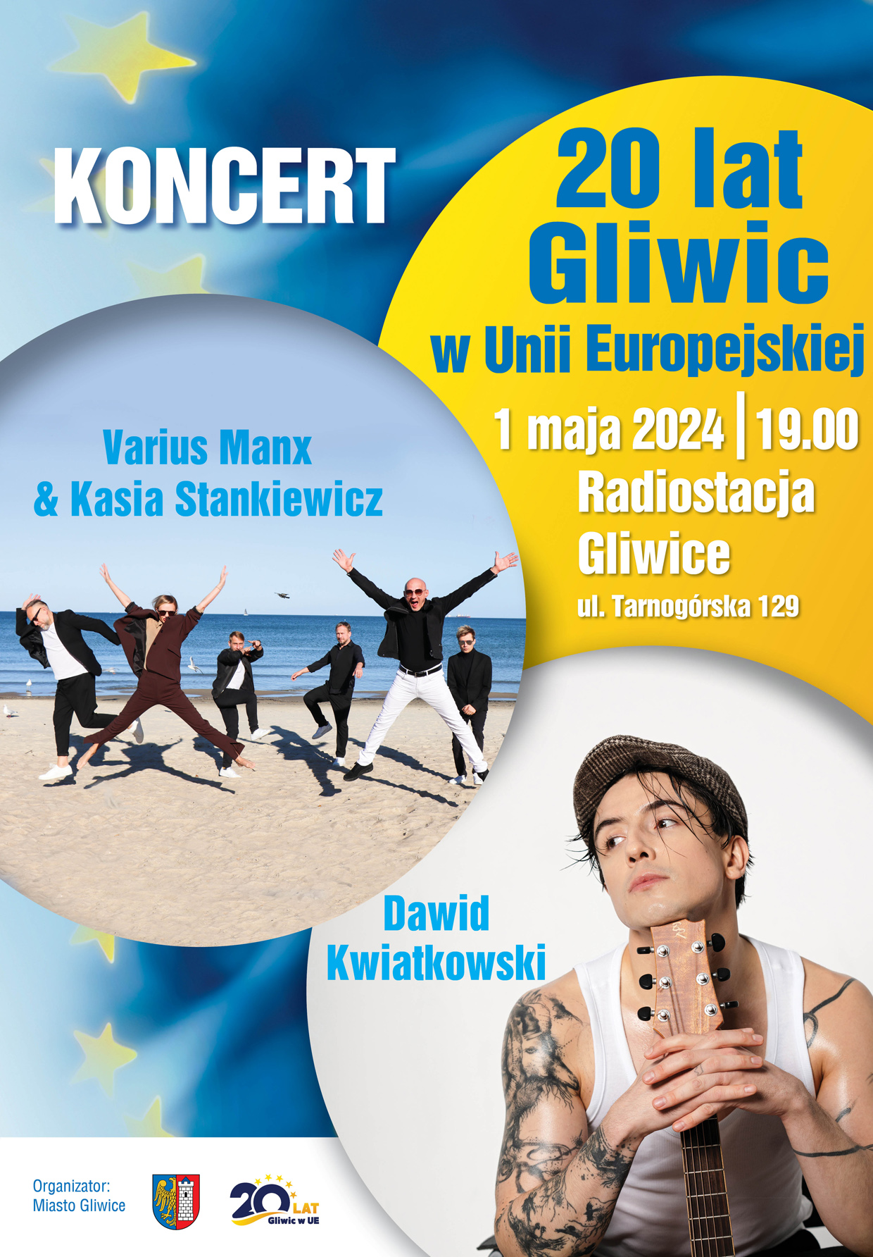 KoncertUEmy pod Radiostacją - 20 lat Gliwic w UE