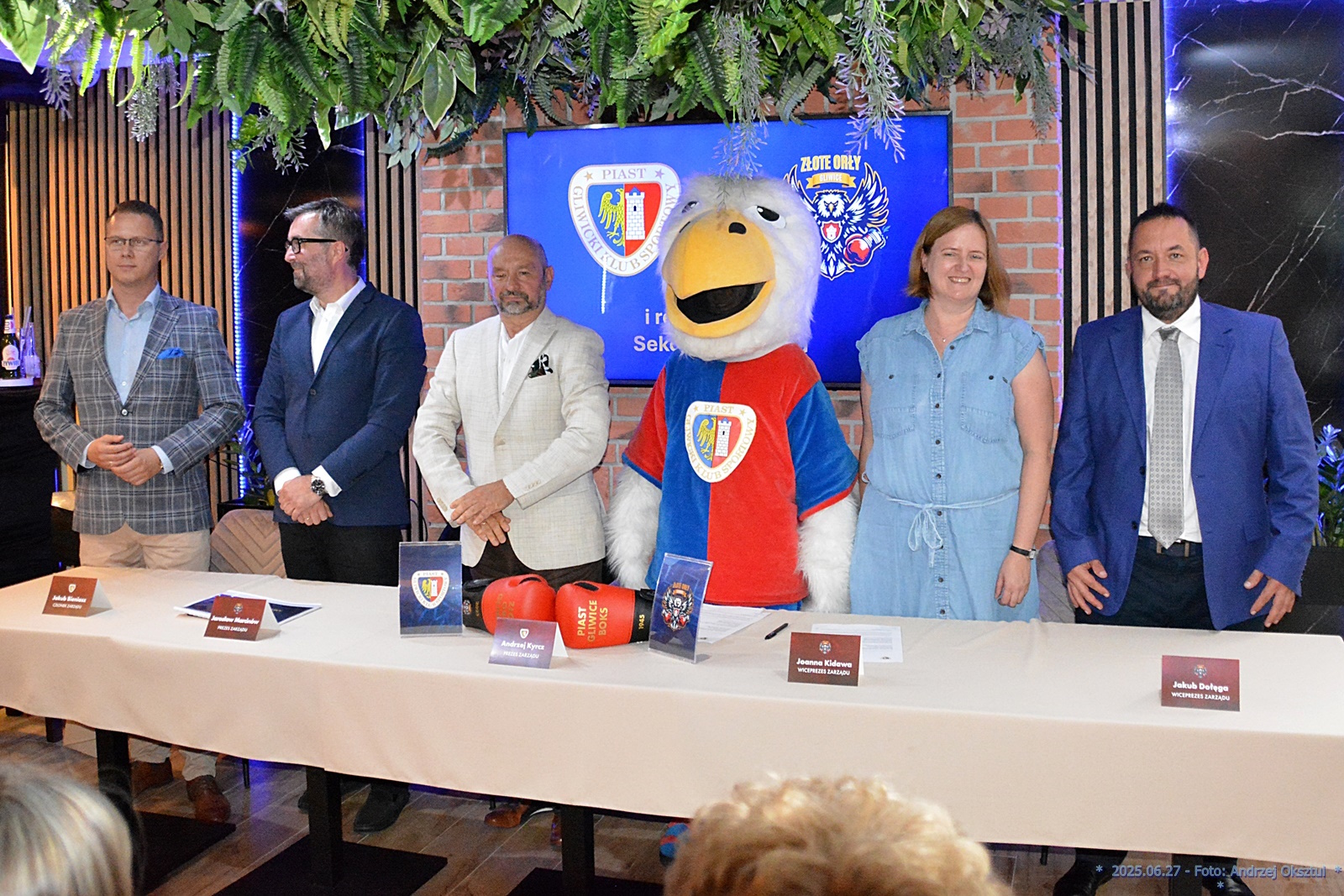 Fot. A. Oksztul/ piast.gliwice.pl Podpisanie porozumienia