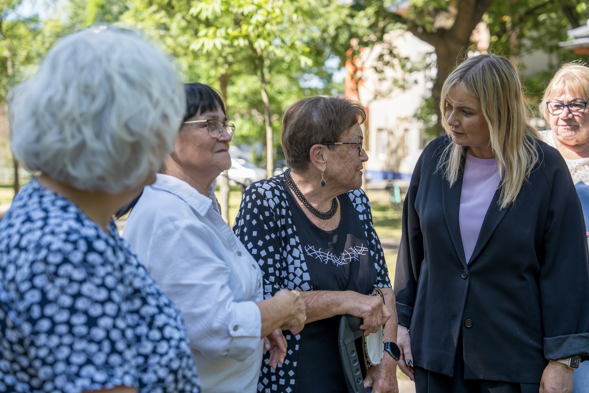 Prezydent Gliwic Katarzyna Kuczyńska-Budka i pani Ruta Kassubek. Fot. G.Ożga/UM Gliwice cztery kobiety