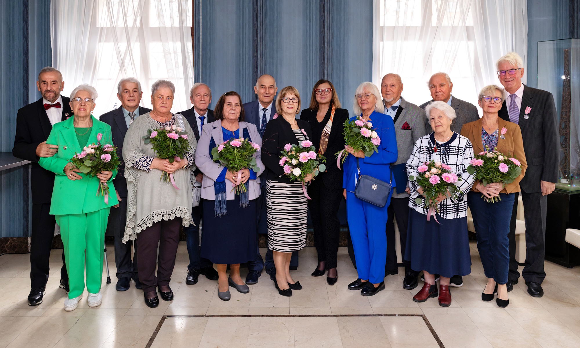 Fot. D.Nita-Garbiec/UM Gliwice pary małżeńskie w Ratuszu z zastępcą prezydent Gliwic