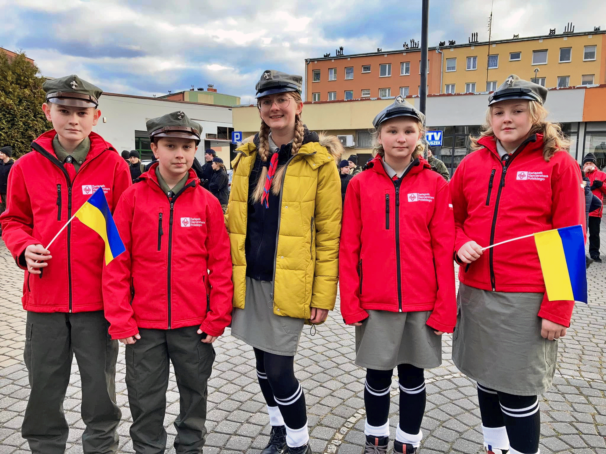 Harcerze z Gliwic i powiatu gliwickiego w służbie na rzecz Ukrainy