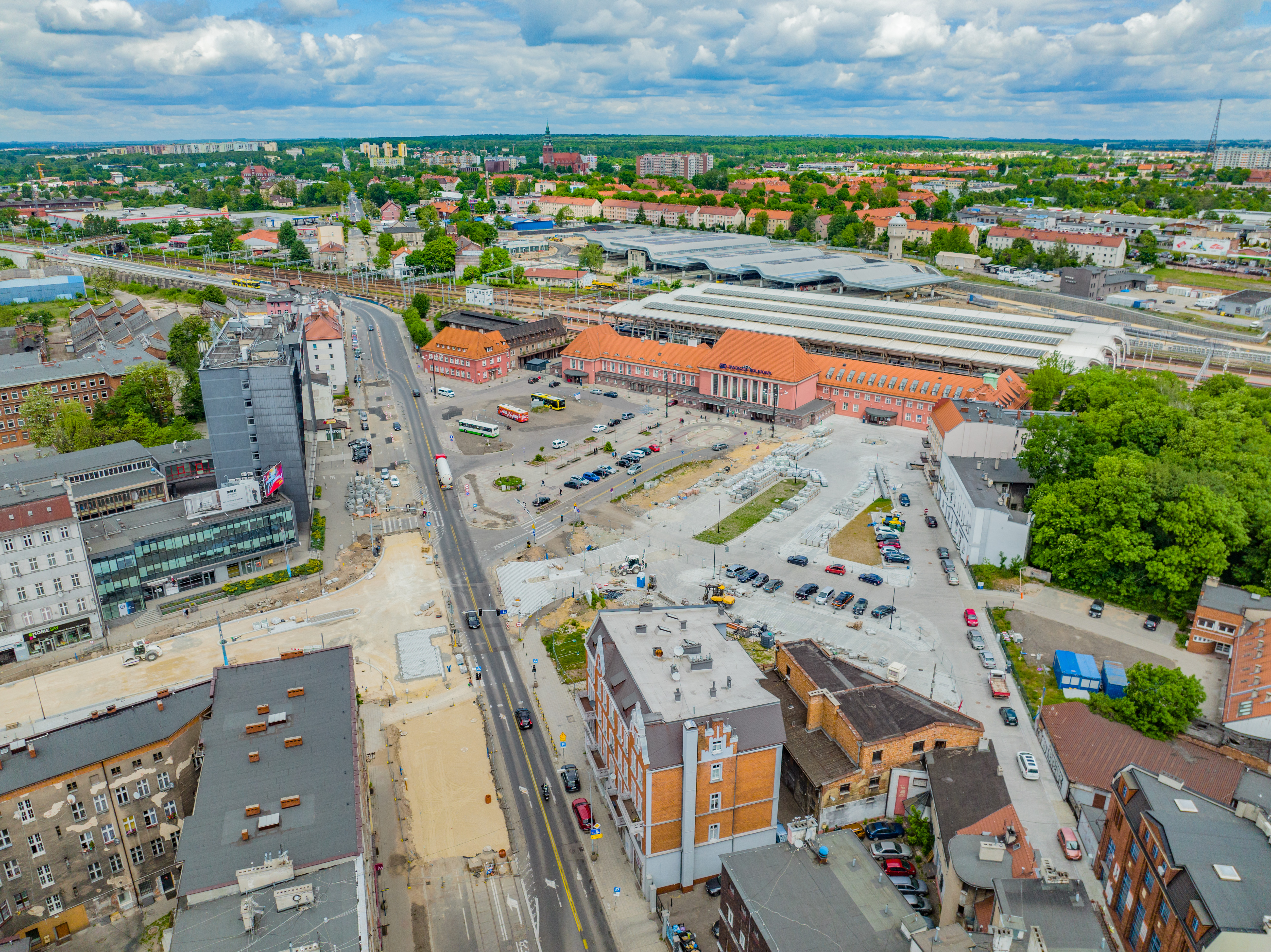 Centrum Przesiadkowe i roboty po stronie południowej dworca