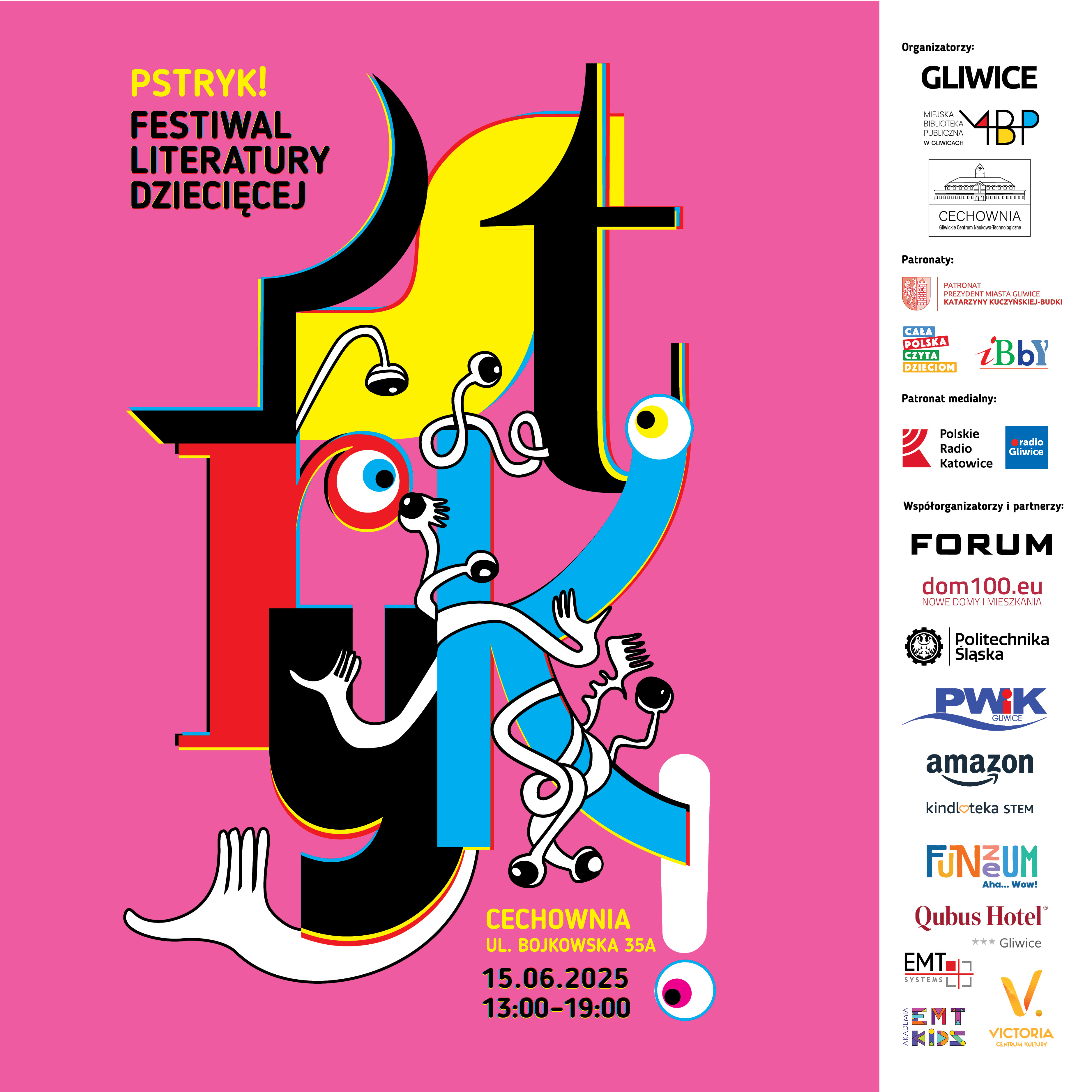 PSTRYK! Festiwal Literatury Dziecięcej - plakat