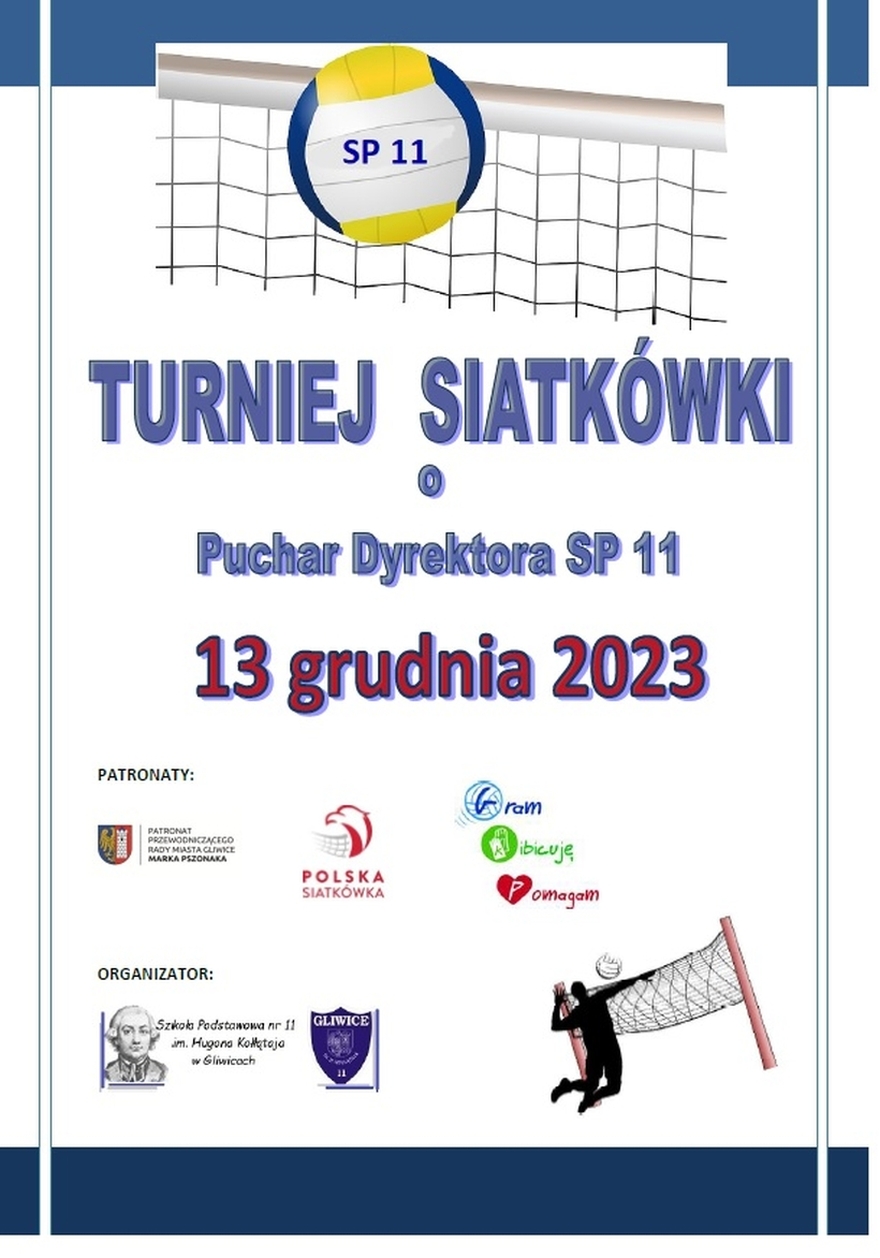 Turniej Siatkówki o Puchar Dyrektora SP11 w Gliwicach