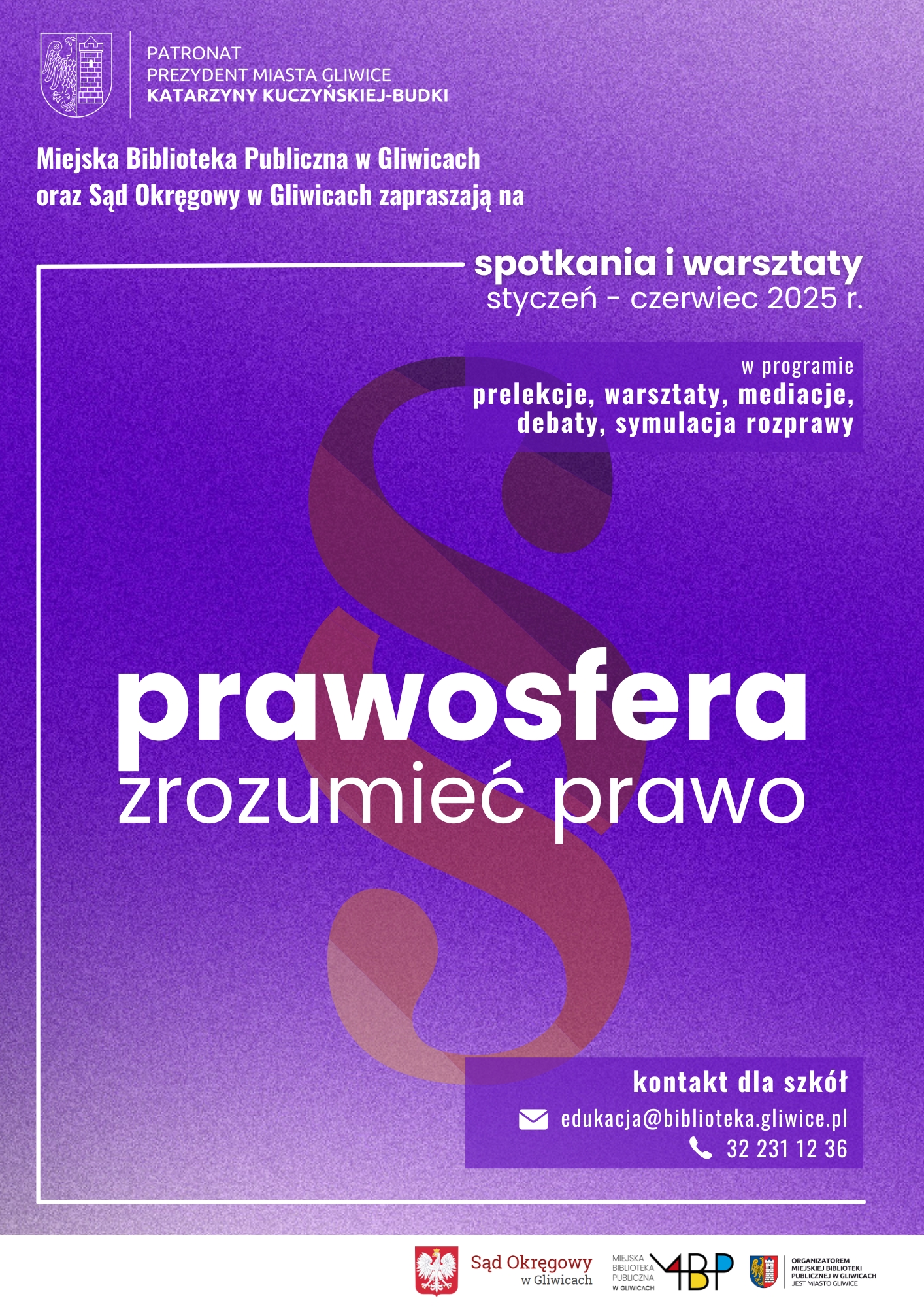 Cykl warsztatów pt. "Prawosfera - zrozumieć prawo"