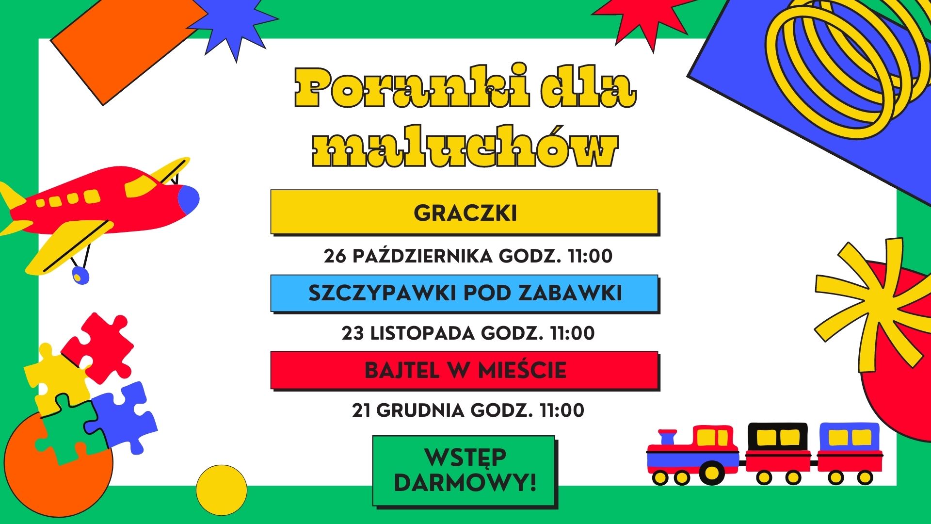 Poranek dla maluchów | Graczki