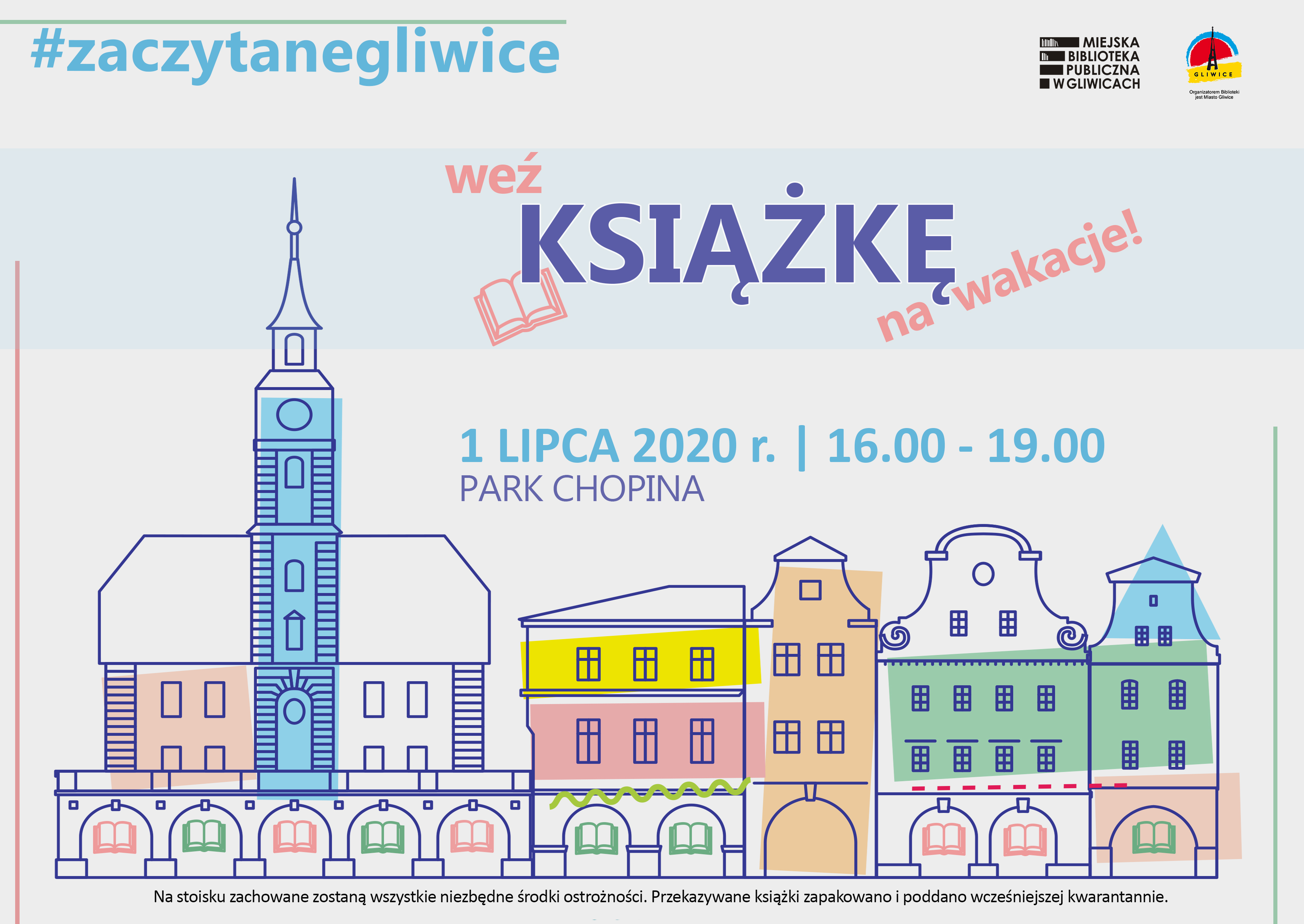banner z zarysami budynków