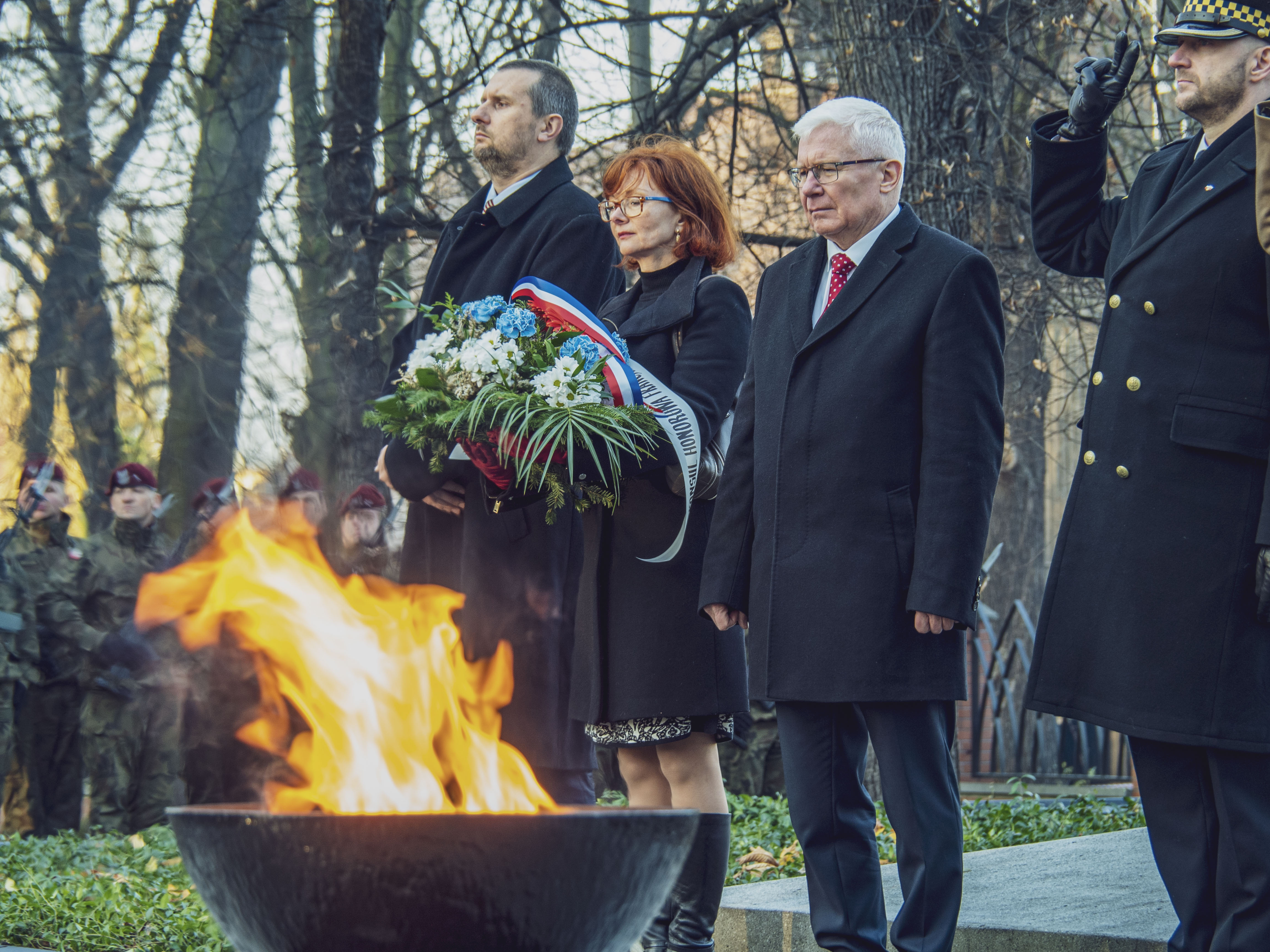 prezydent Neumann na placu