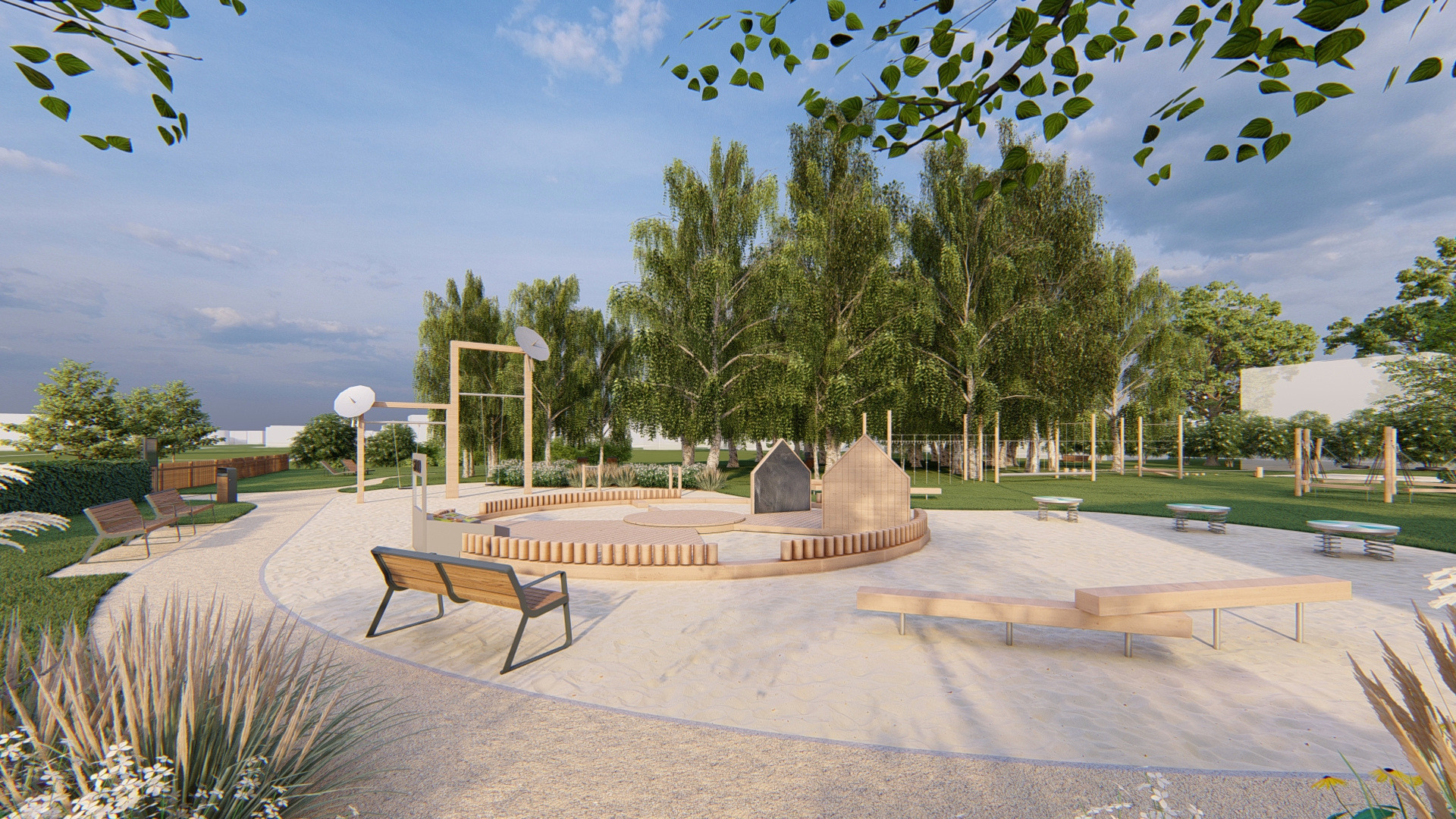 Wizualizacja placu zabaw