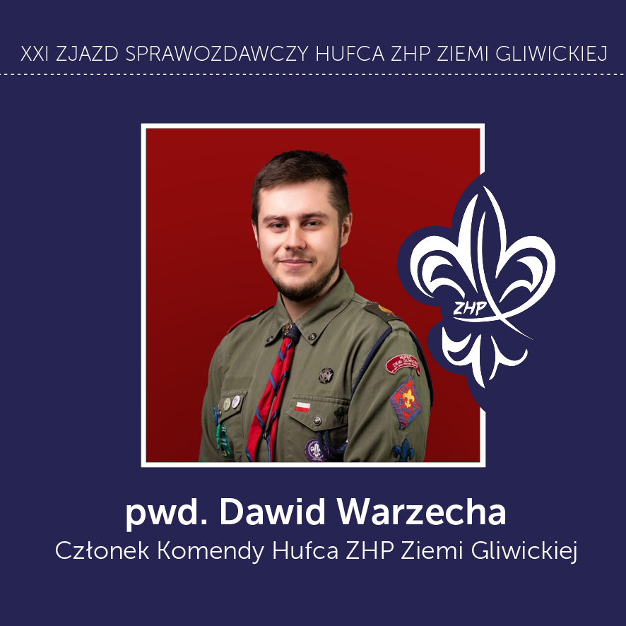 pwd. Dawid Warzecha – Członek Komendy Hufca