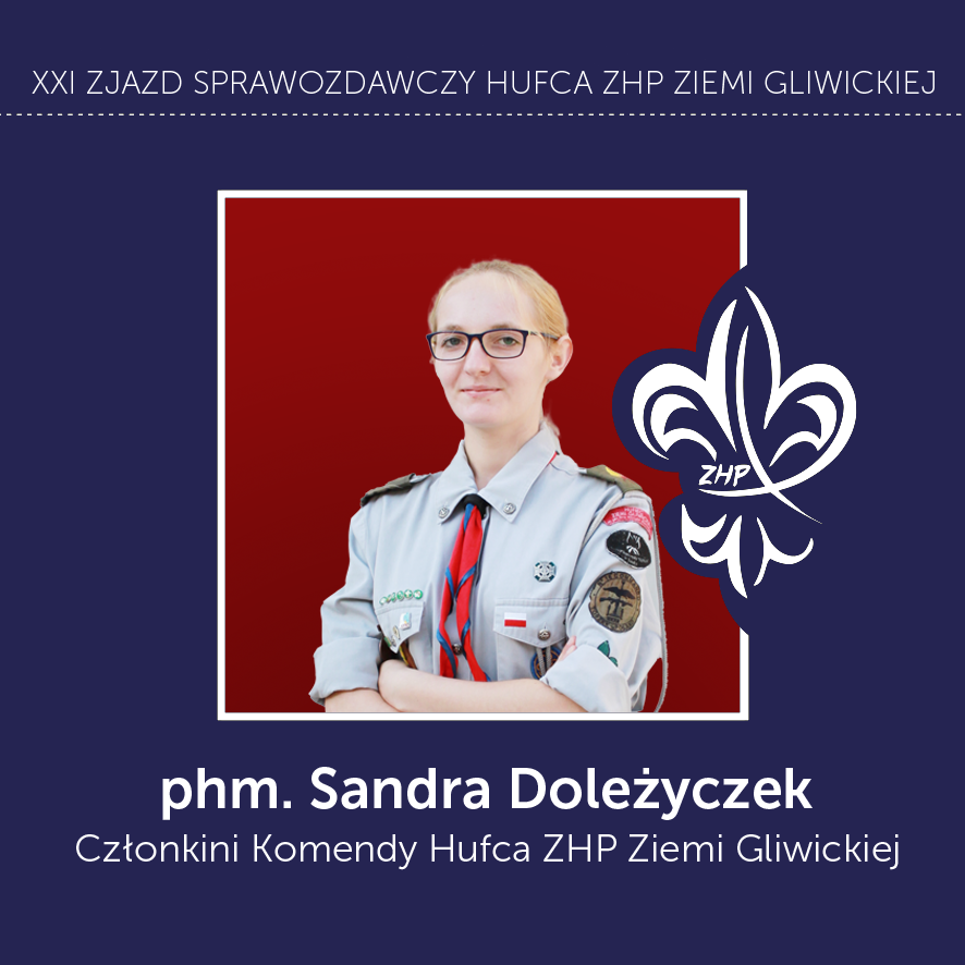 phm. Sandra Doleżyczek – Członkini Komendy Hufca