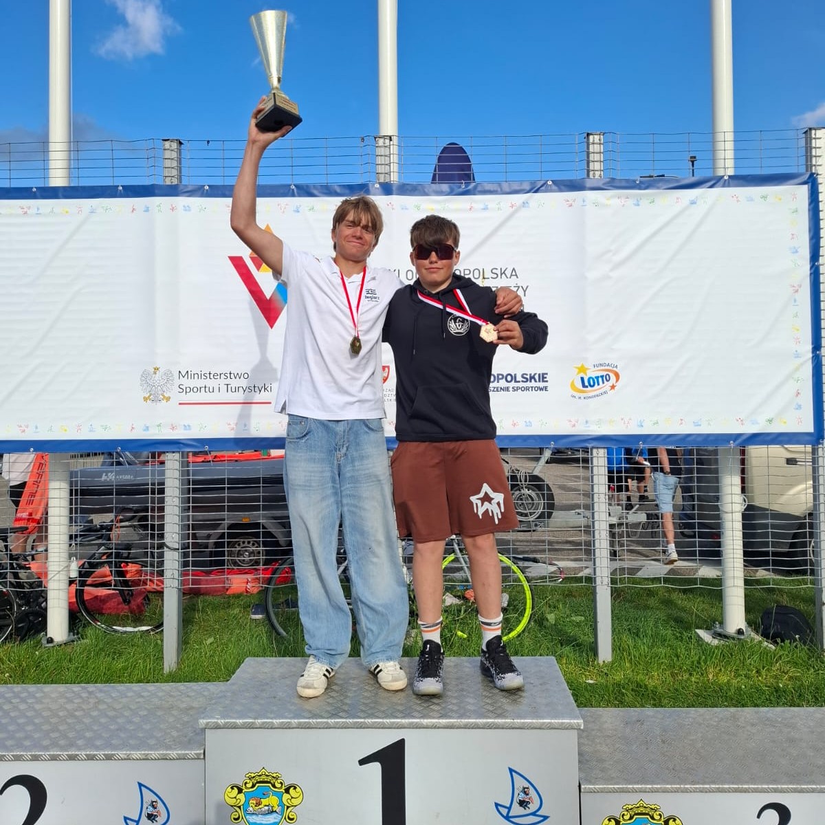 Piotr na podium