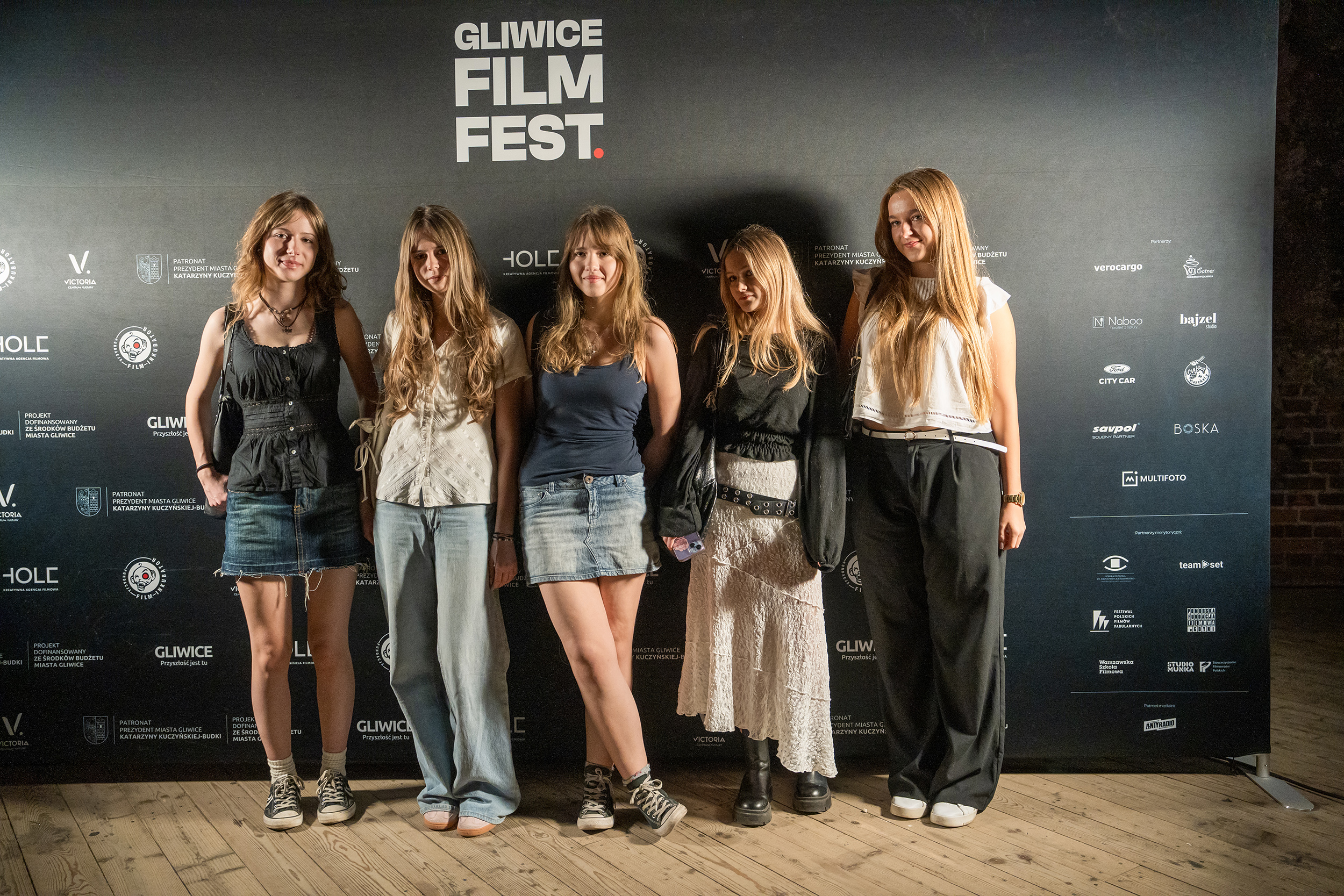 Laureatki konkursu Gliwice Film Fest 2025 na ściance