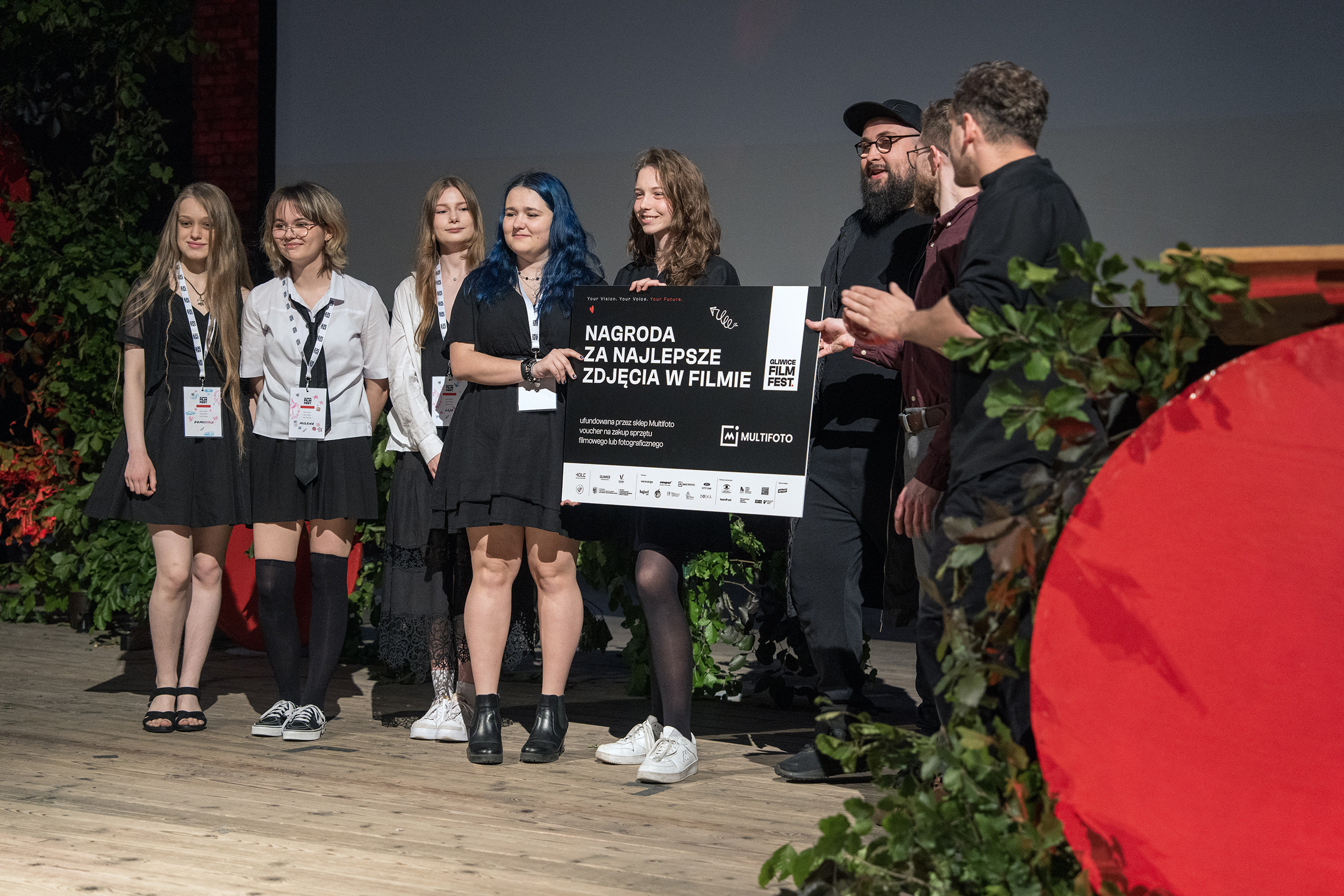 Laureaci konkursu Gliwice Film Fest 2025na scenie