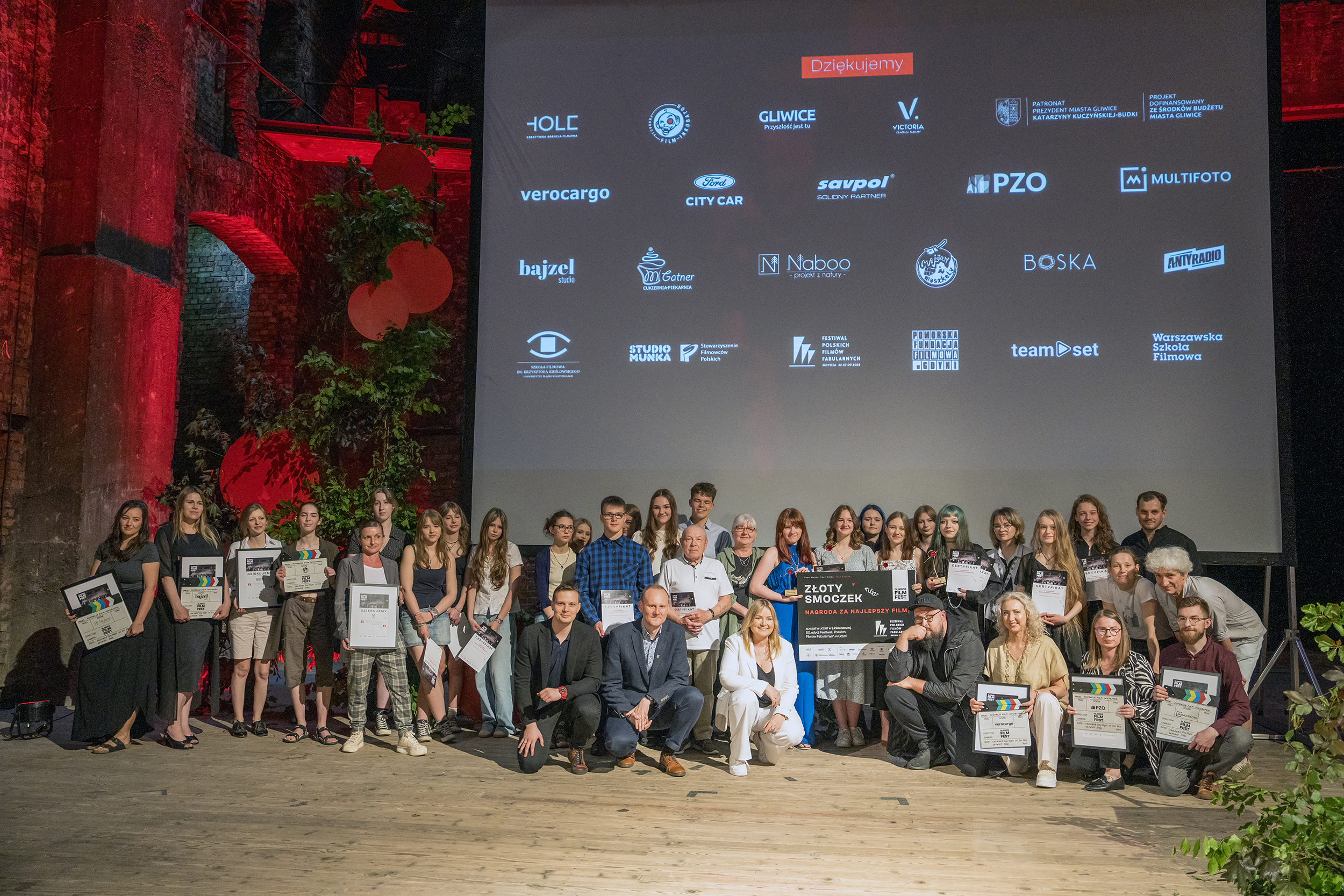 Laureaci konkursu Gliwice Film Fest 2025na scenie