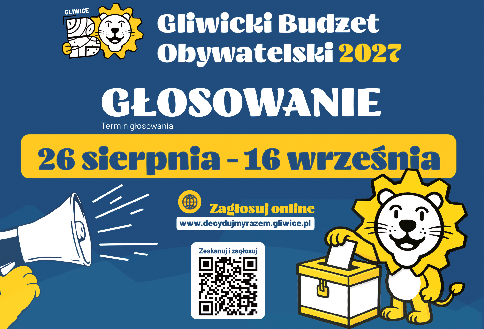 Głosowanie potrwa od 26 sierpnia do 16 września.