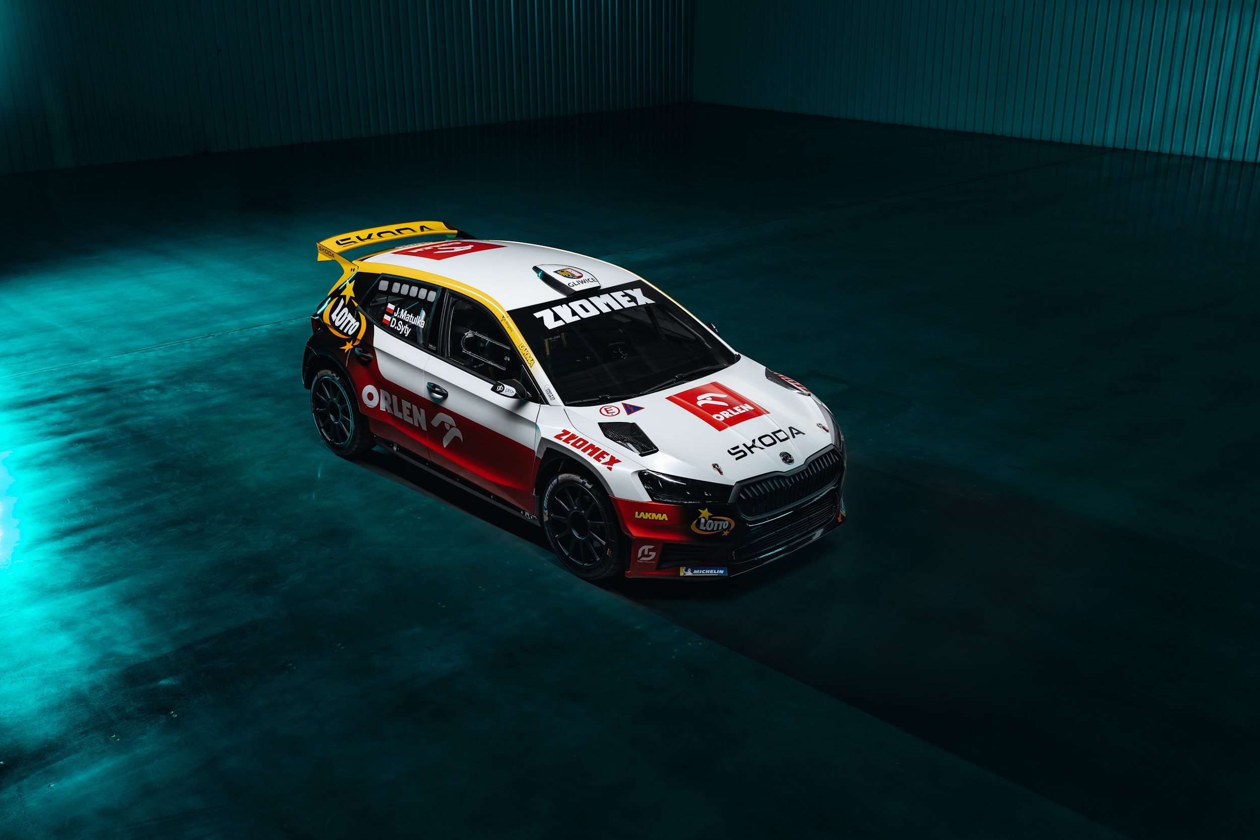 Samochód rajdowy ORLEN LOTTO Rally Team