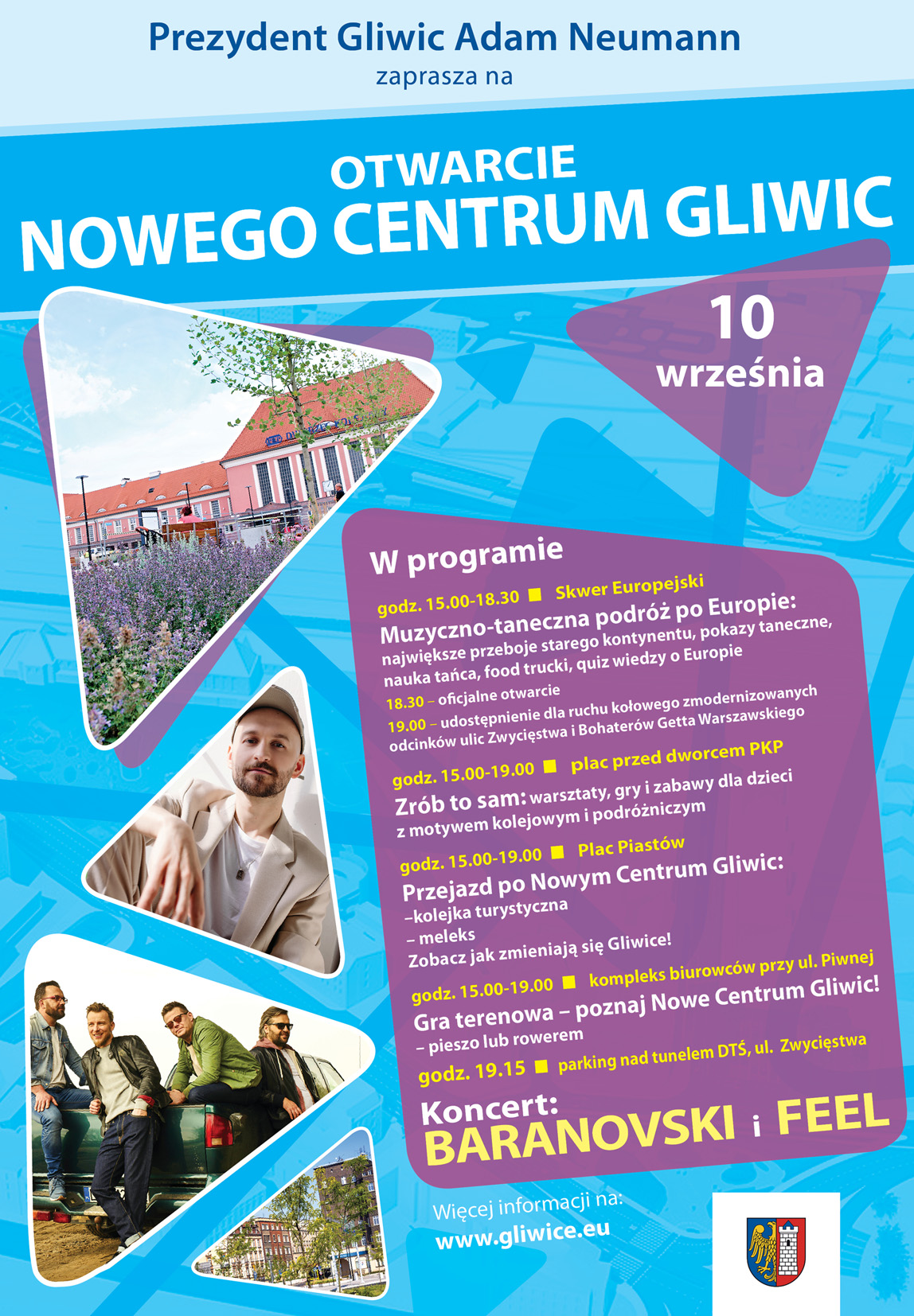 otwarcie Nowego Centrum Gliwic afisz