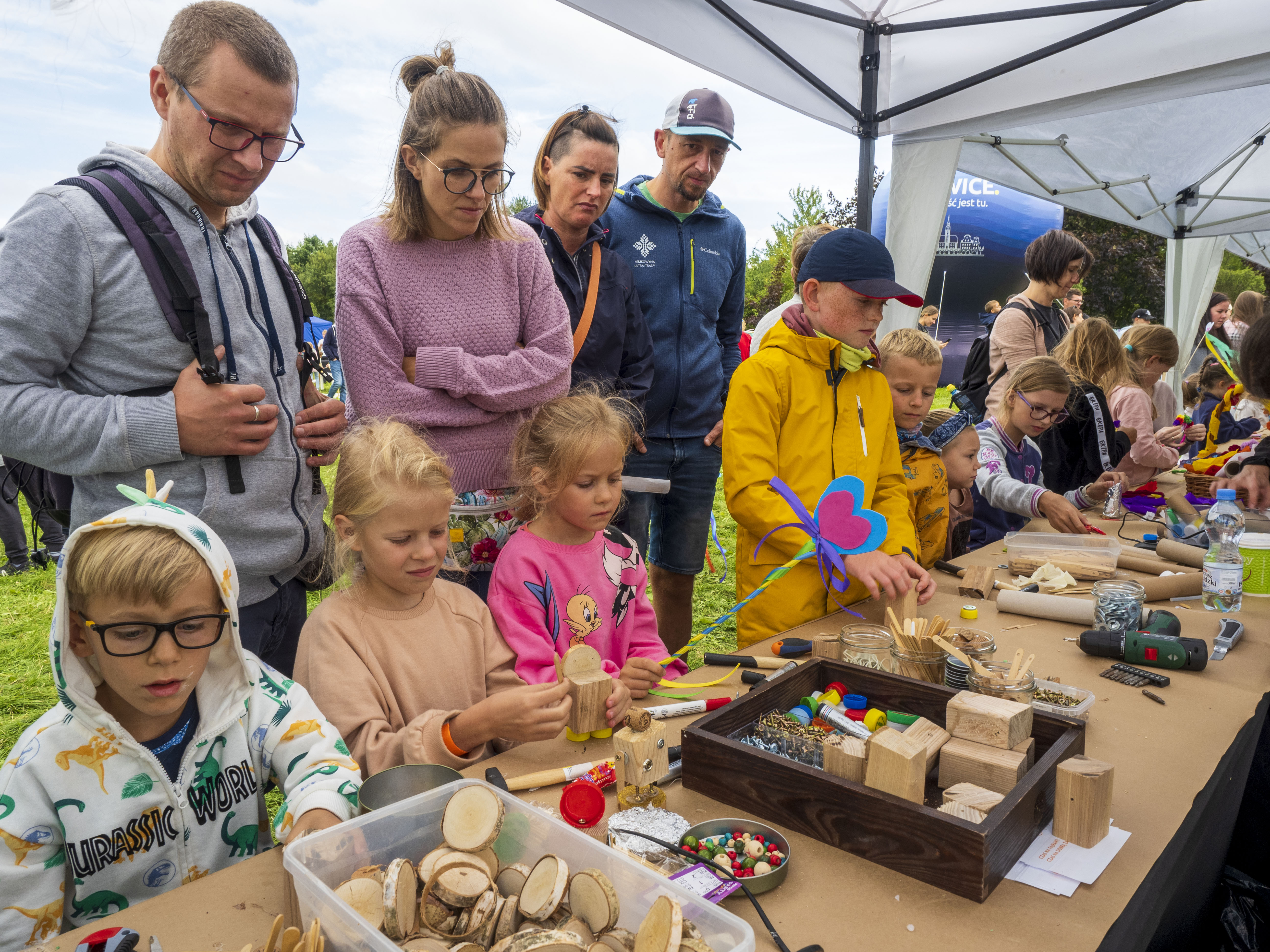 stoisko w trakcie pikniku