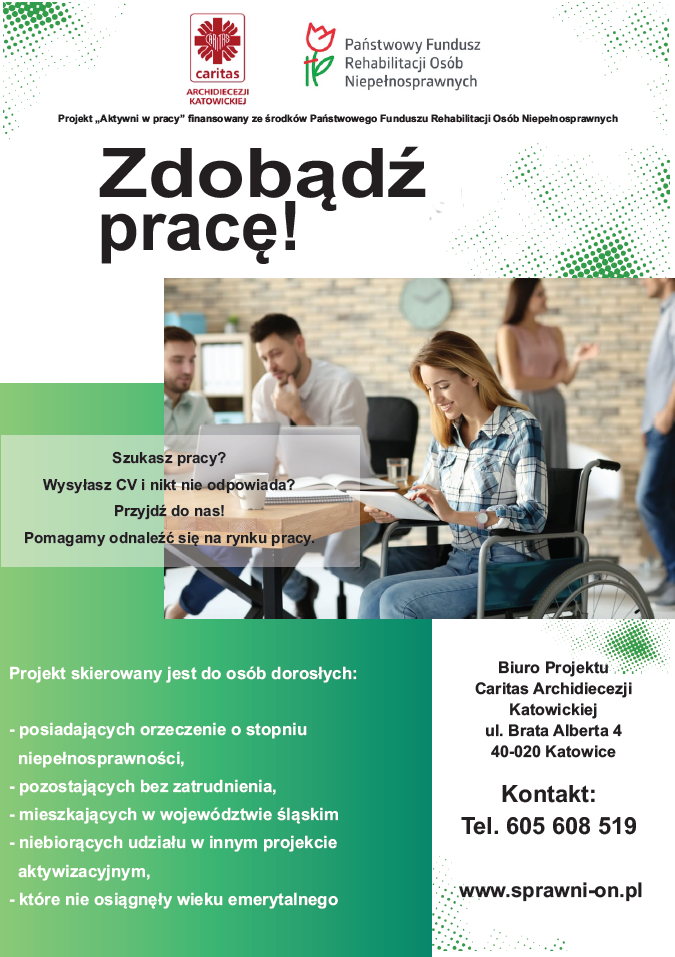 Plakat promujący projekt