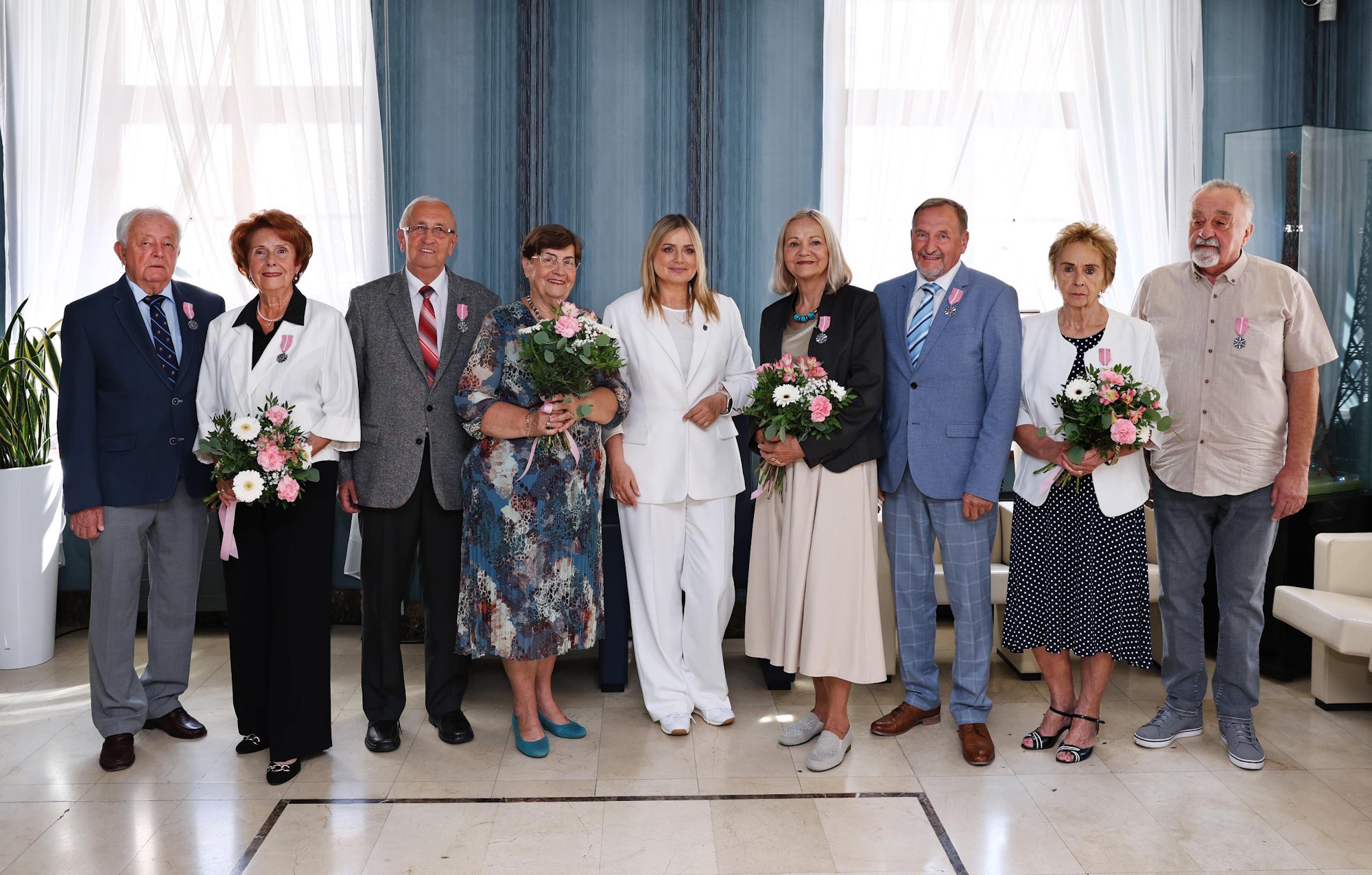 pary małżeńskie i prezydent Gliwic