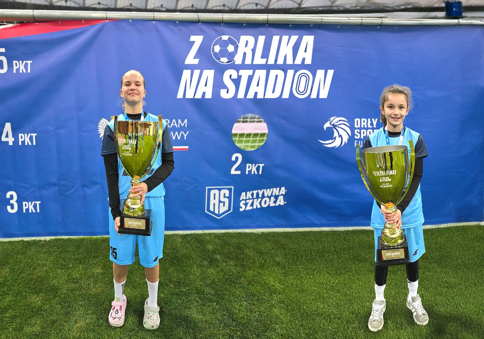 Gliwiczanki – Lena Cieślak i Nela Dobrzyńska – trenujące w drużynie UKKS Katowice