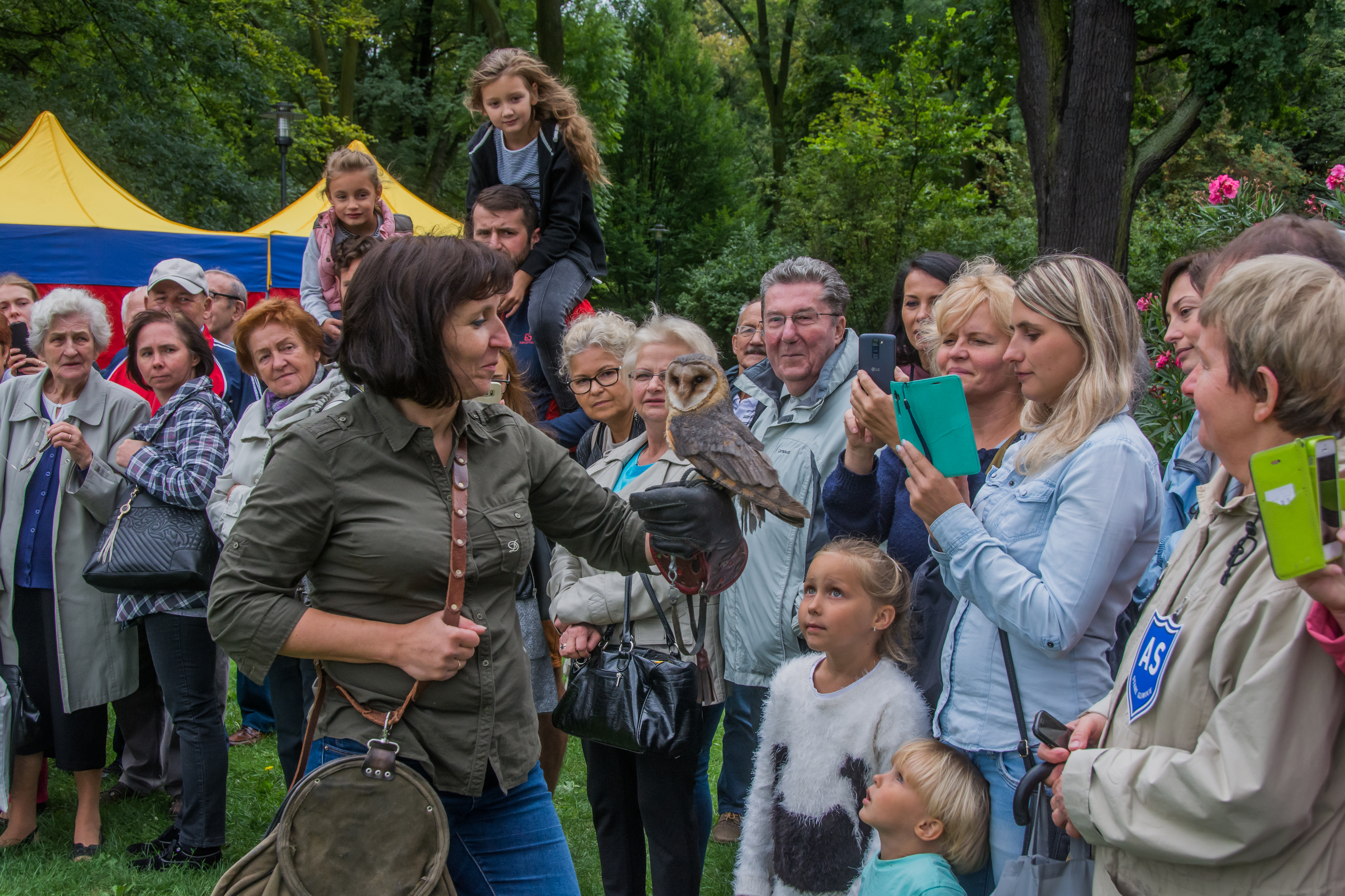 pokaz pod gołym niebem