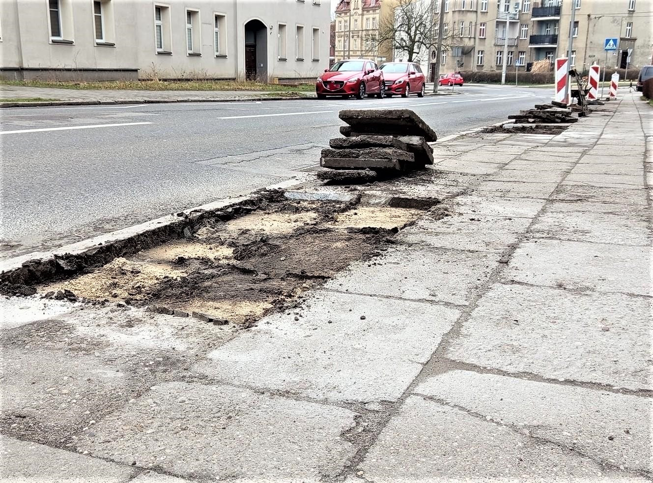 kostka przy ul. Zygmunta Starego