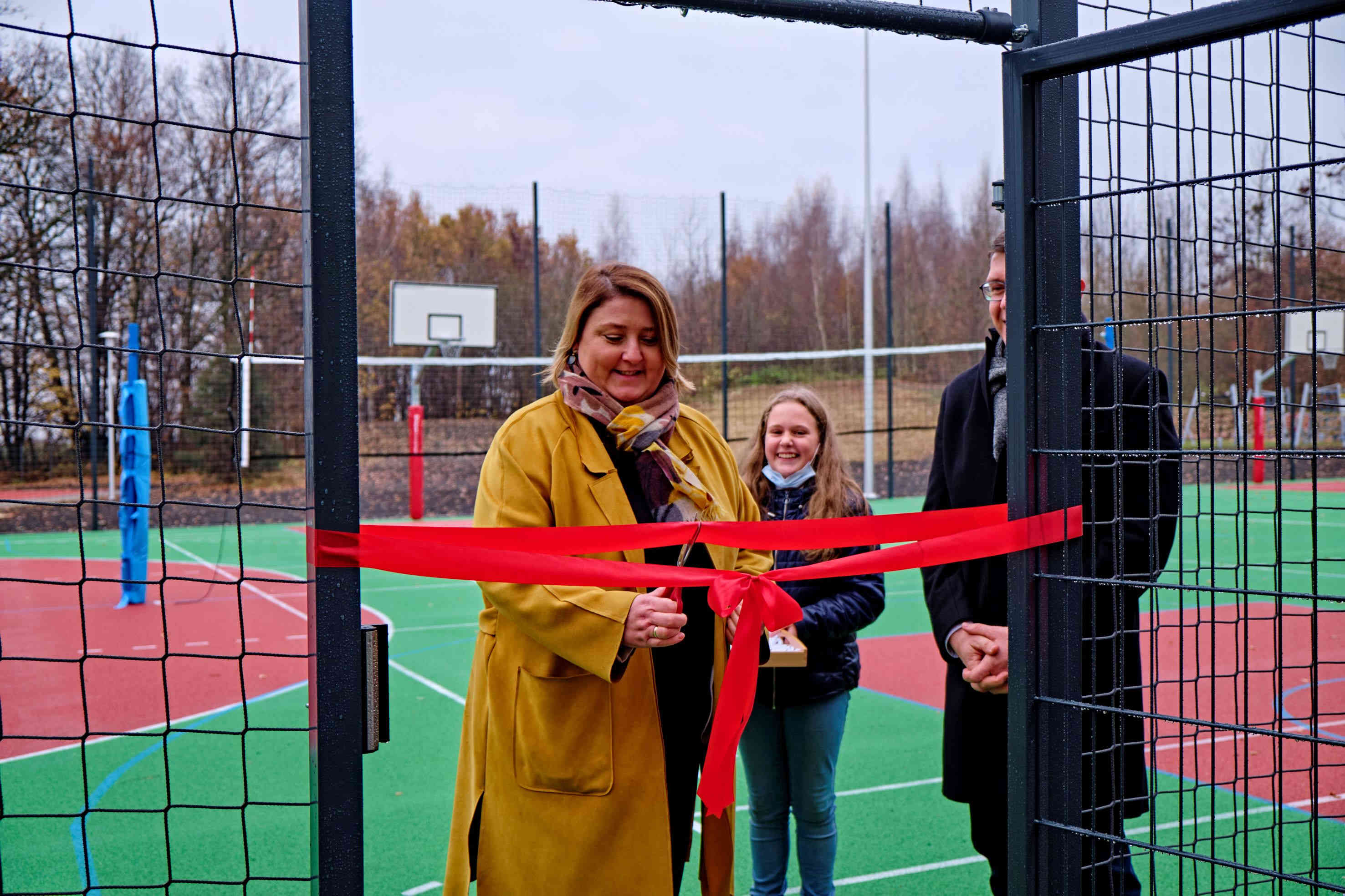 Otwarcie boisk szkolnych przy SP8 w Gliwicach-Bojkowie foto: M. Buksa