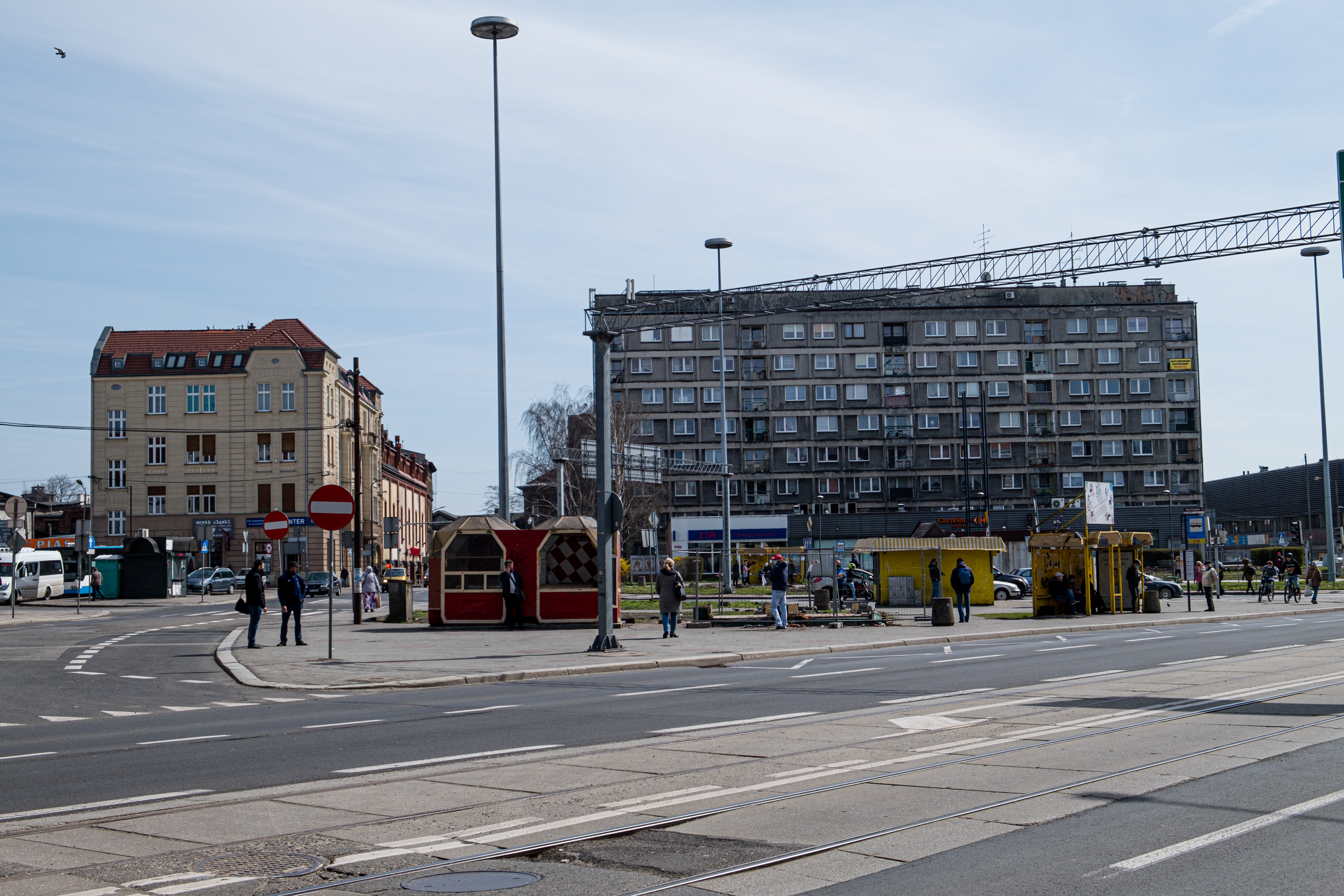 plac Piastów przed przebudową