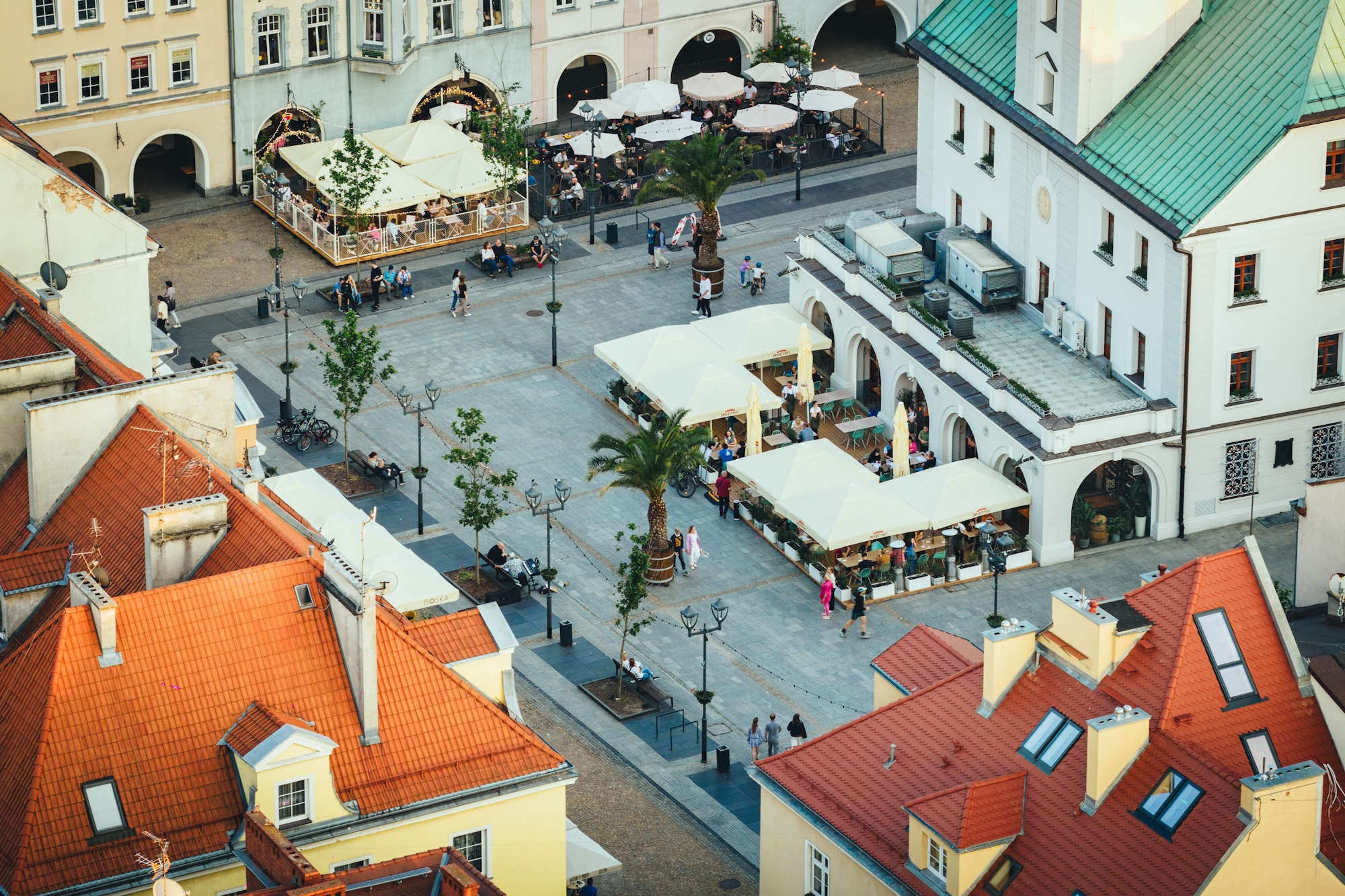Rynek, ujęcie z góry
