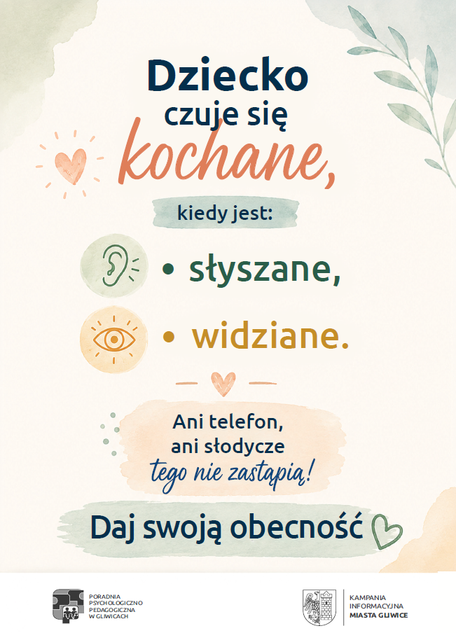 Nowa ulotka kampanii nie proponuje skomplikowanego planu. Zachęca, by zacząć od 15 minut dziennie poświęconych dziecku