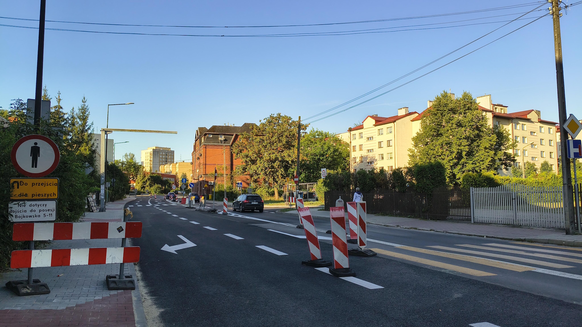 Skrzyżowanie przy Bojkowskiej jest gotowe. Wracają autobusy