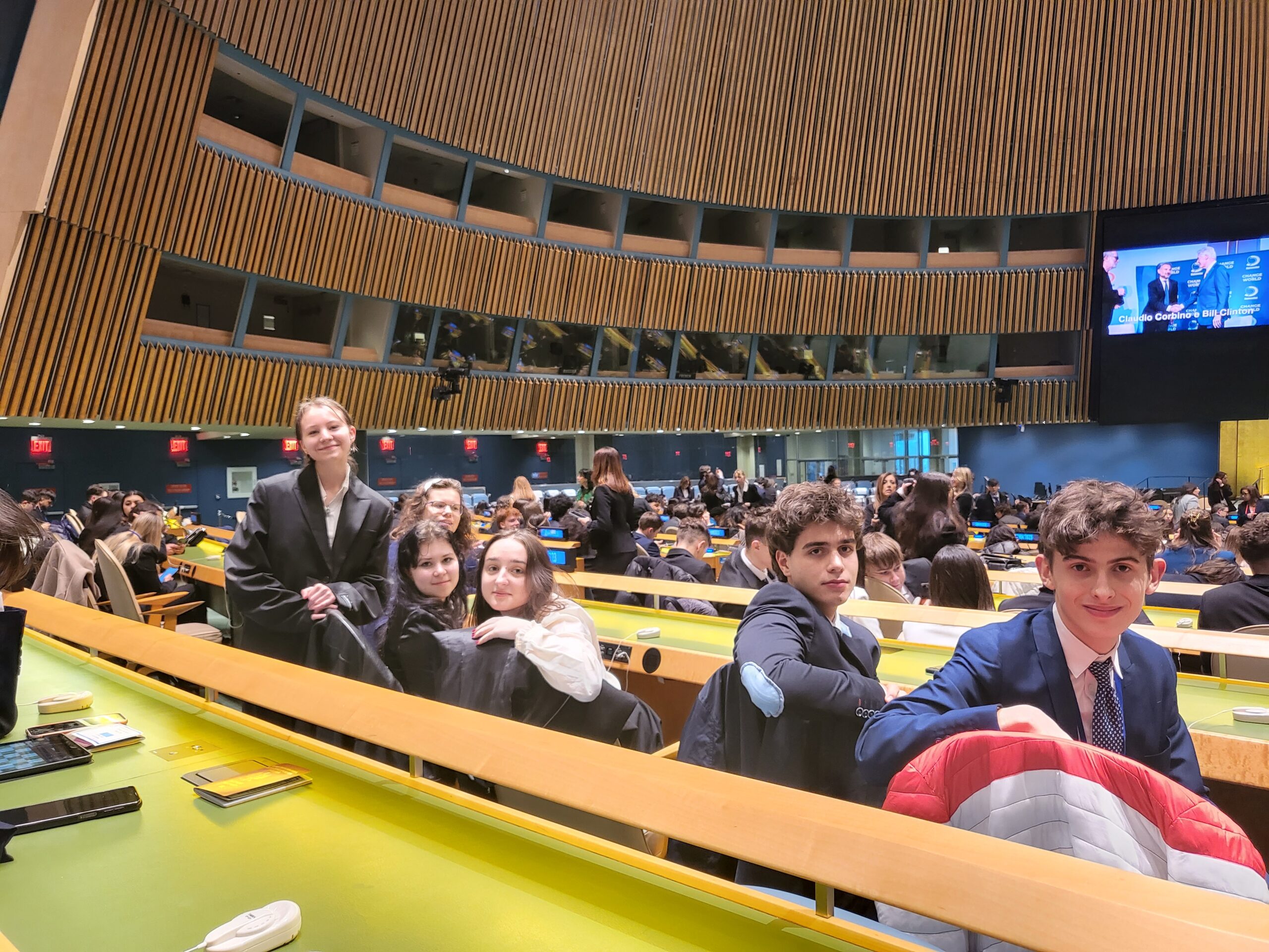 Uczennice i uczniowie I LO wzięli udział w symulacji obrad ONZ w Nowym Jorku 