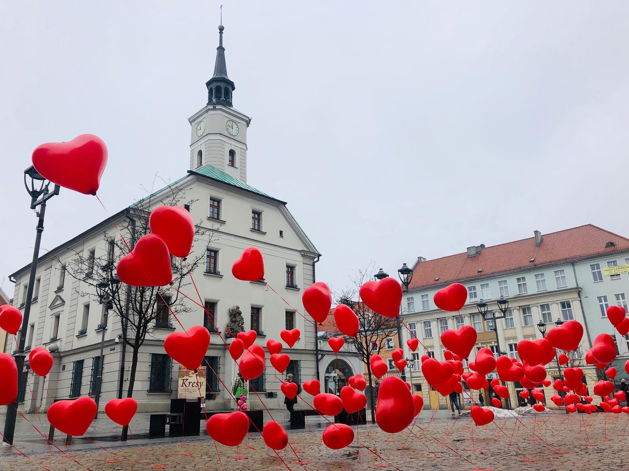 rynek z serduszkami