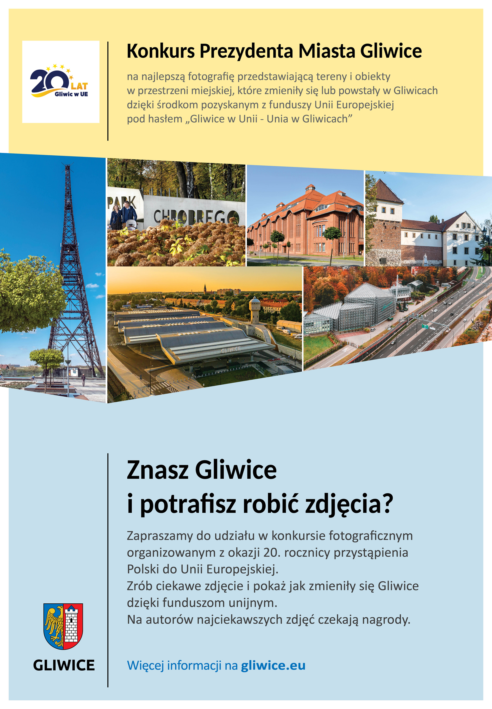 Konkurs fotograficzny „Gliwice w Unii, Unia w Gliwicach”