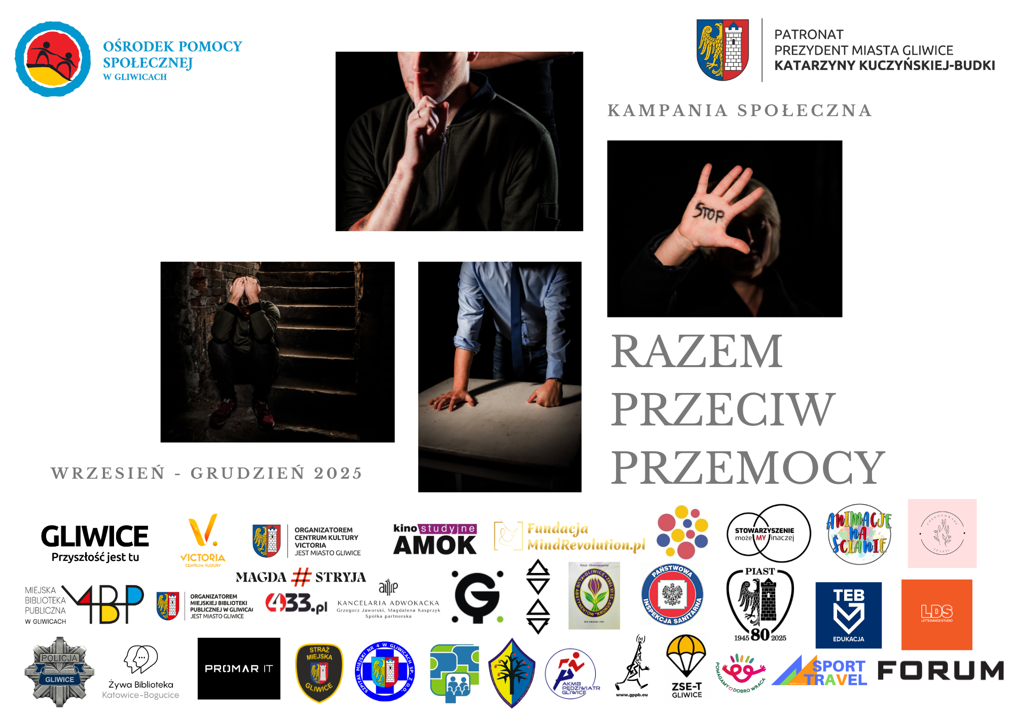 Gliwice przeciw przemocy. Rusza ważna kampania