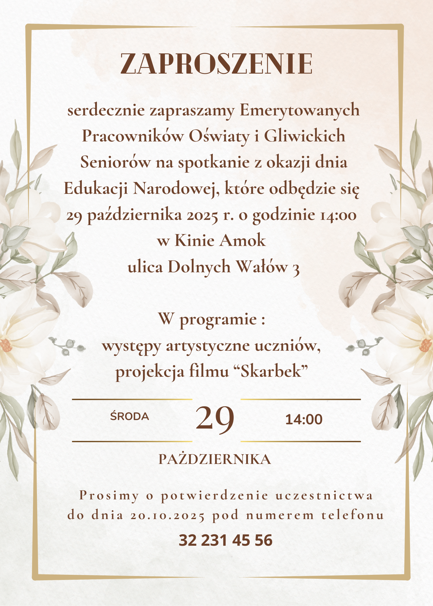Gliwicki Dzień Emerytowanych Pracowników Oświaty 