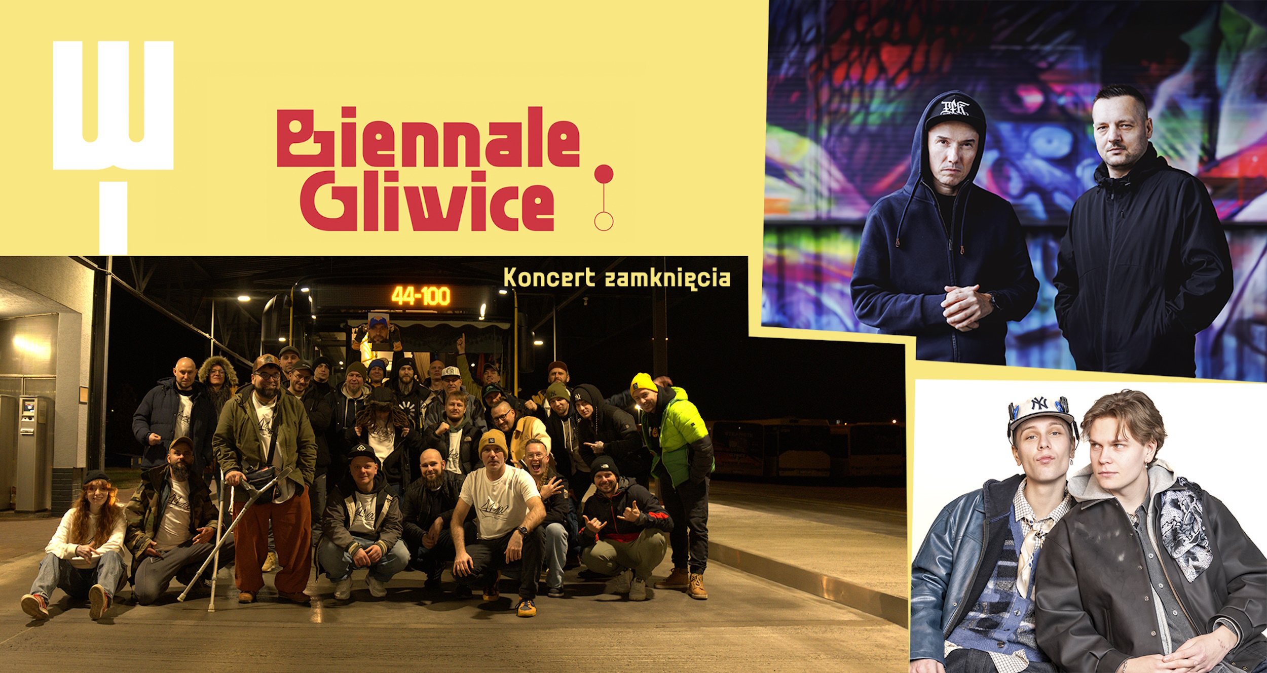 Mocny akcent muzyczny w ostatni weekend Biennale Gliwice. Na scenie Paktofonika, BSK, 44-100