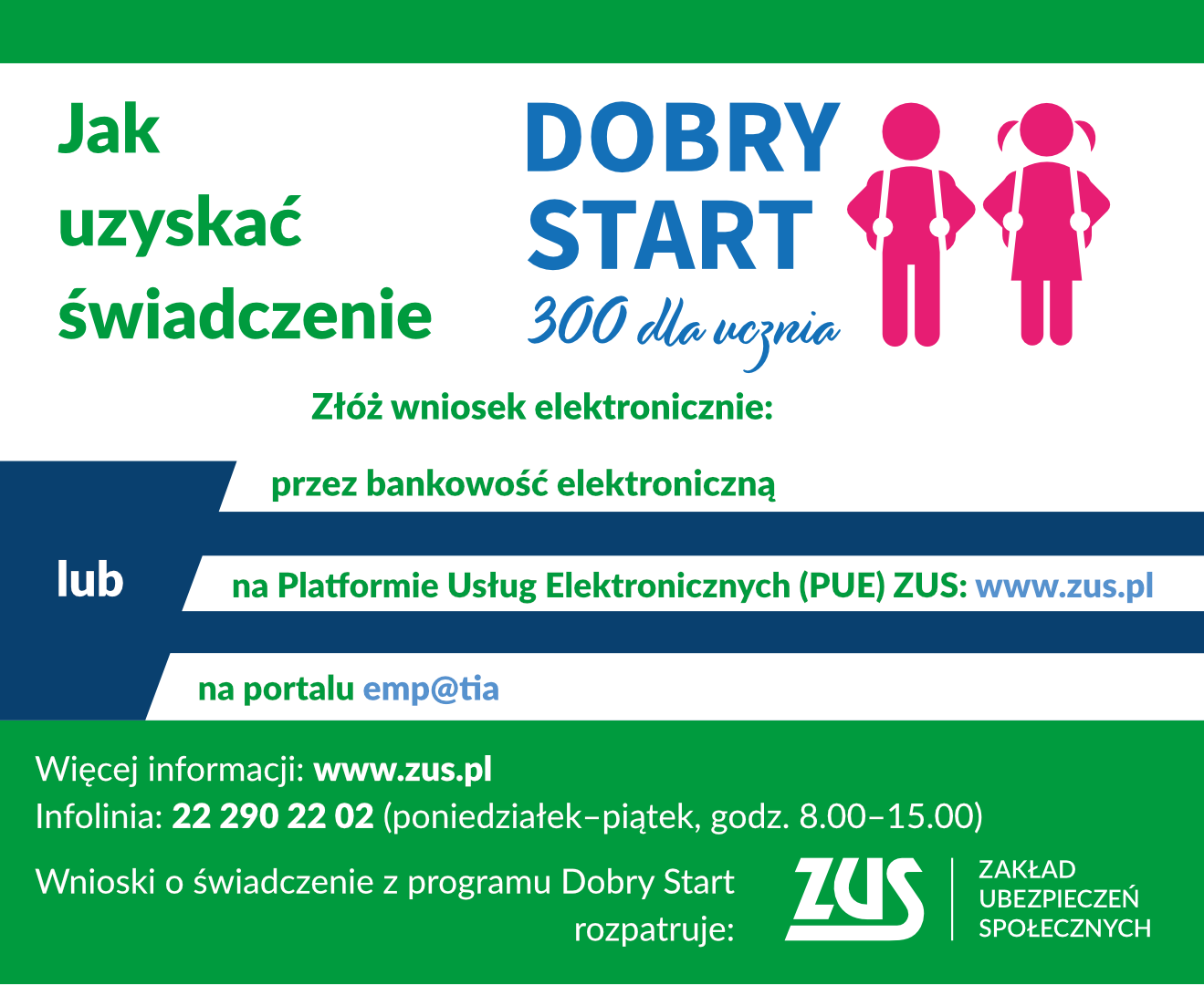 Można już składać wnioski o świadczenie z programu „Dobry Start”