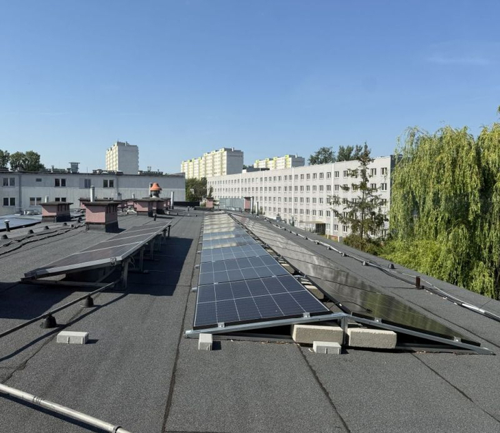  Montaż instalacji OZE w Zespole Szkół Budowlano-Ceramicznych w Gliwicach